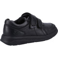 Hush Puppies Ryan Leather Youth Boy's Black Shoes