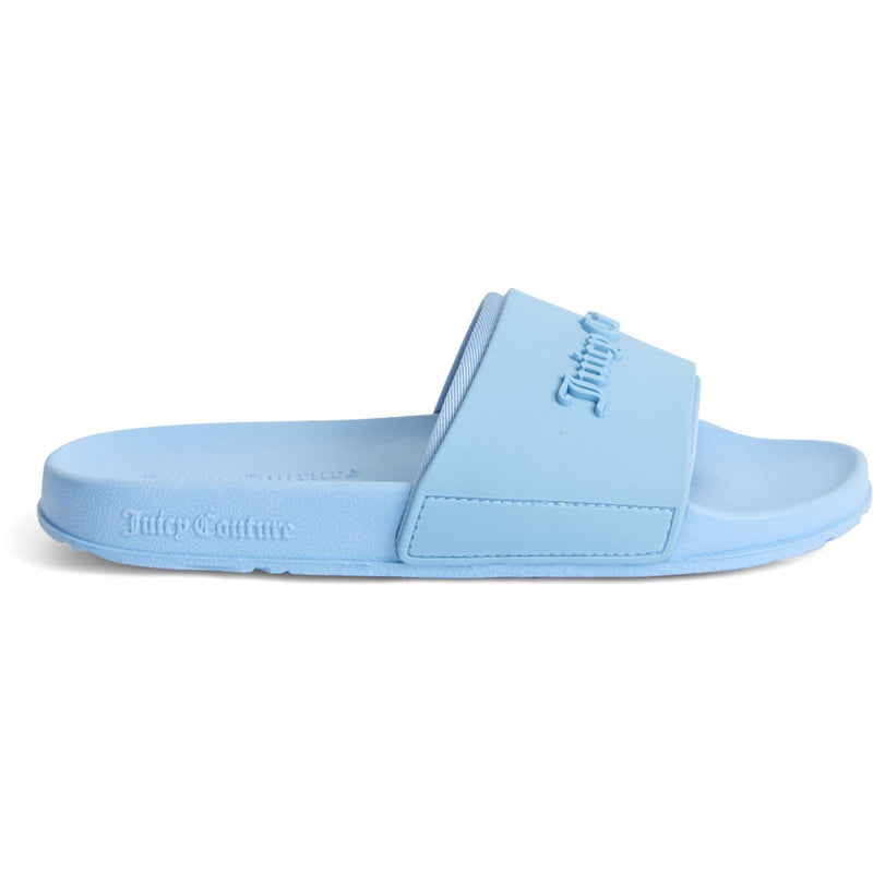 Juicy Couture Embossed PVC Women's Dusk Blue Slides