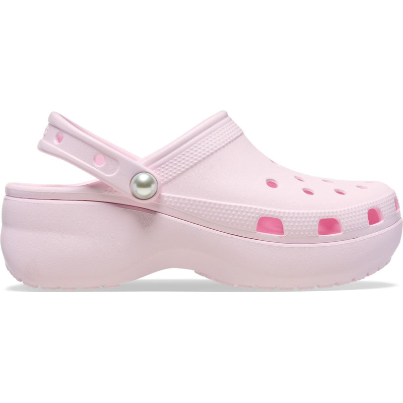 Crocs Classic Platform Synthetic Women's Pink Milk Clogs