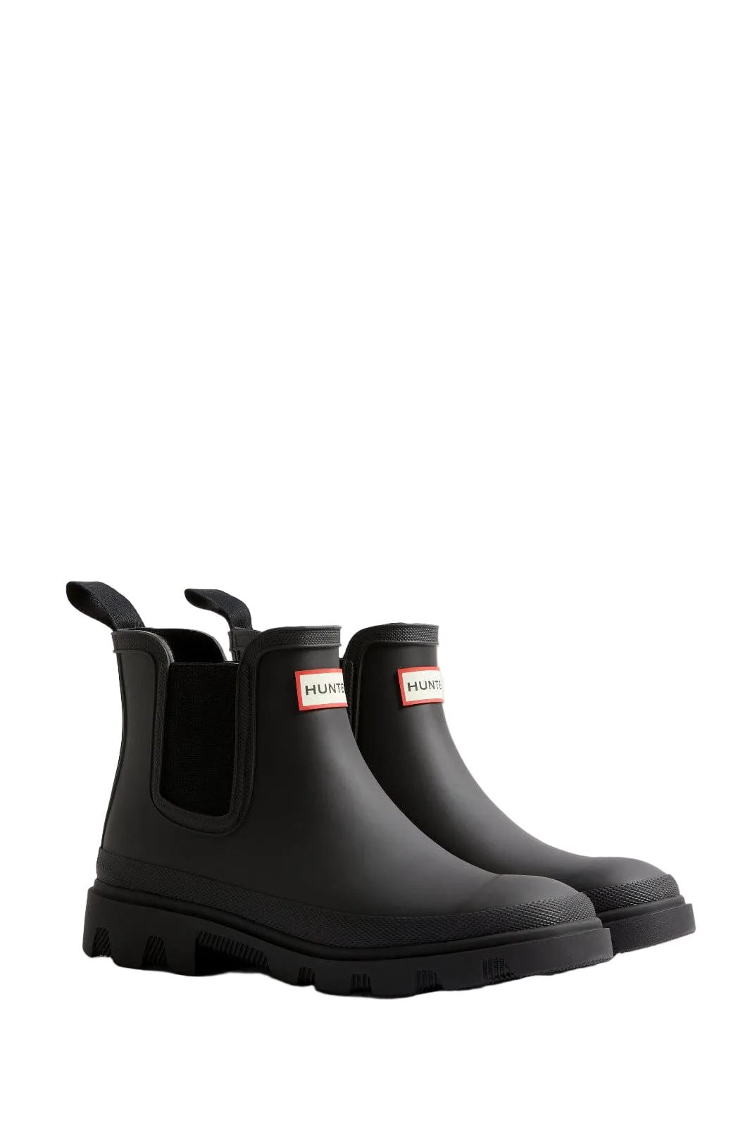 Hunter Downpour Chelsea Rubber Women's Black Wellington Boots