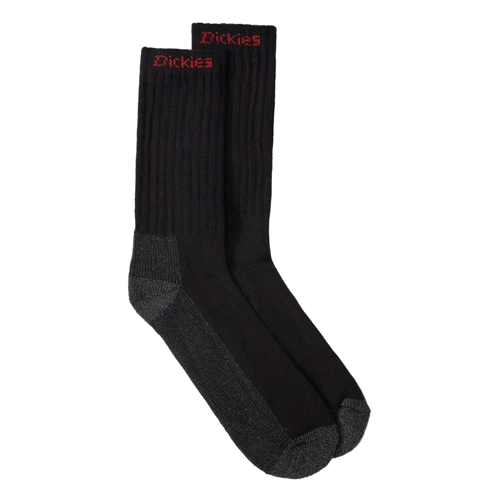 Dickies Industrial Cotton Men's Black Work Socks