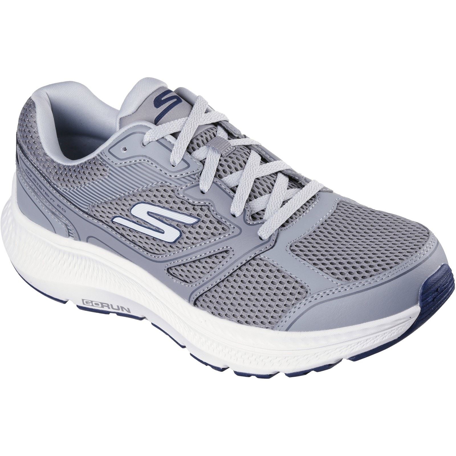 Skechers Go Run Consistent 2.0 Mapleton Leather Men's Grey Trainers