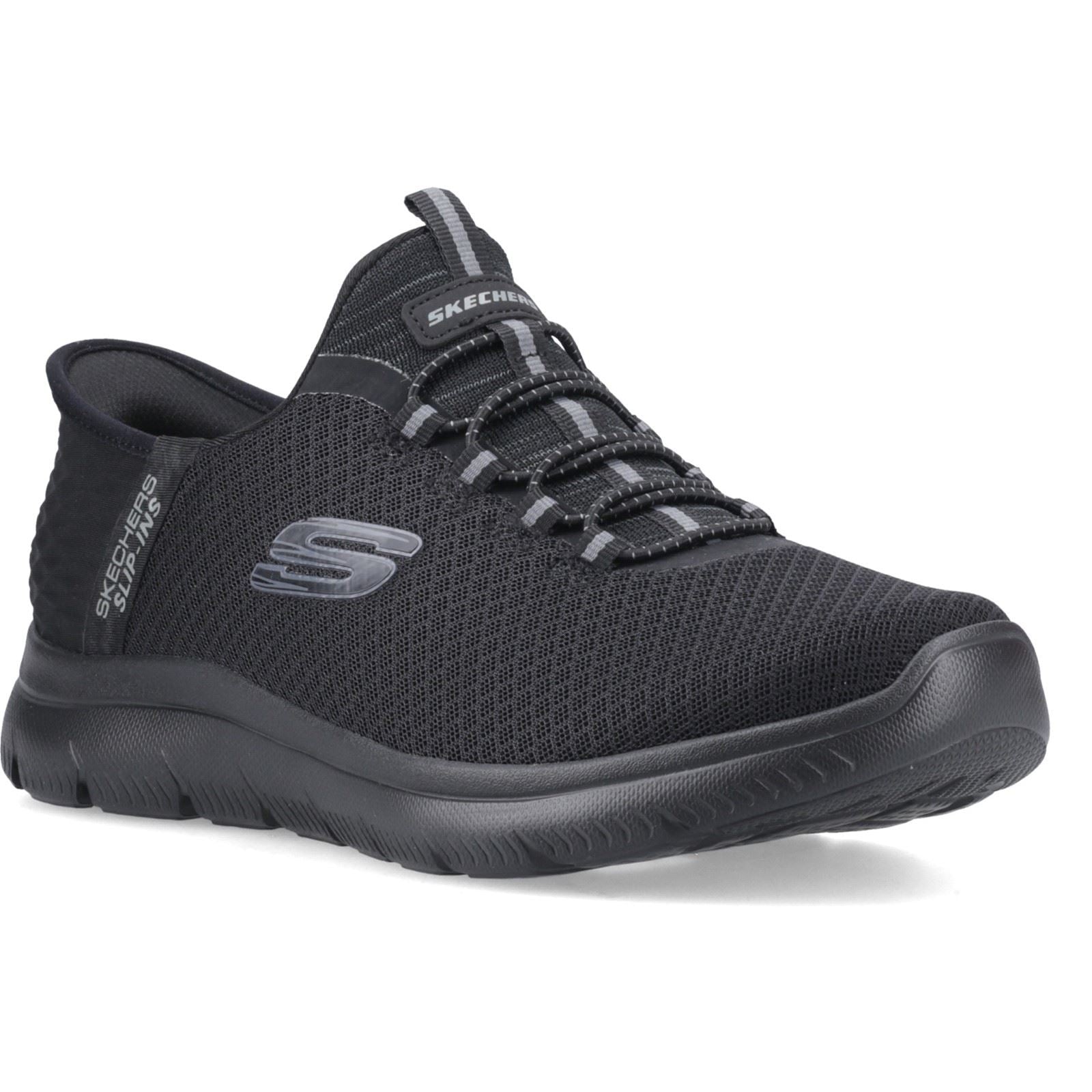 Skechers Summits - High Range Textile Men's Black Wide Trainers