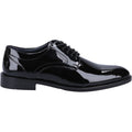 Hush Puppies Damien Lace Up Patent Leather Men's Black Patent Lace-Up Shoes