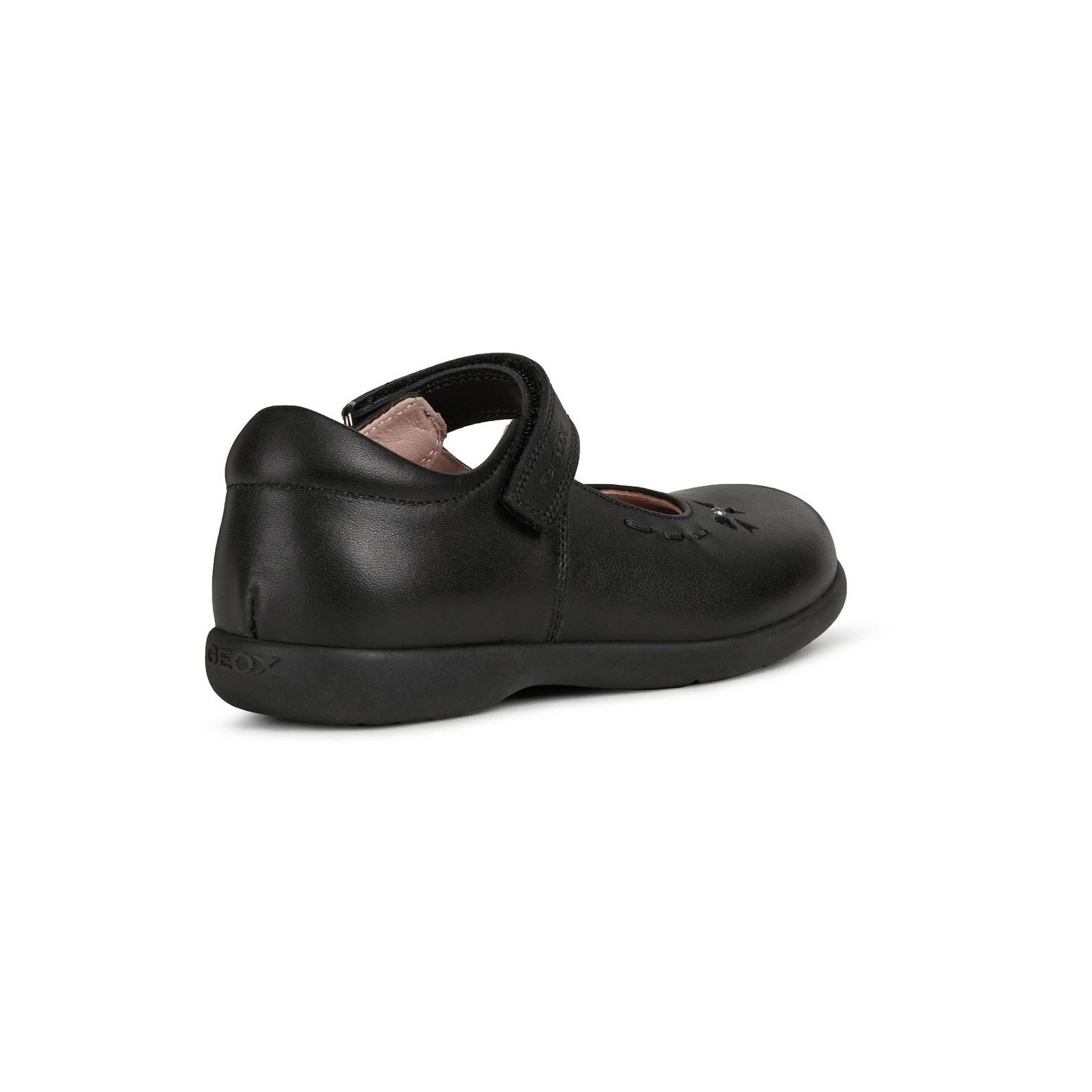 Geox Naimara Leather Black Shoes