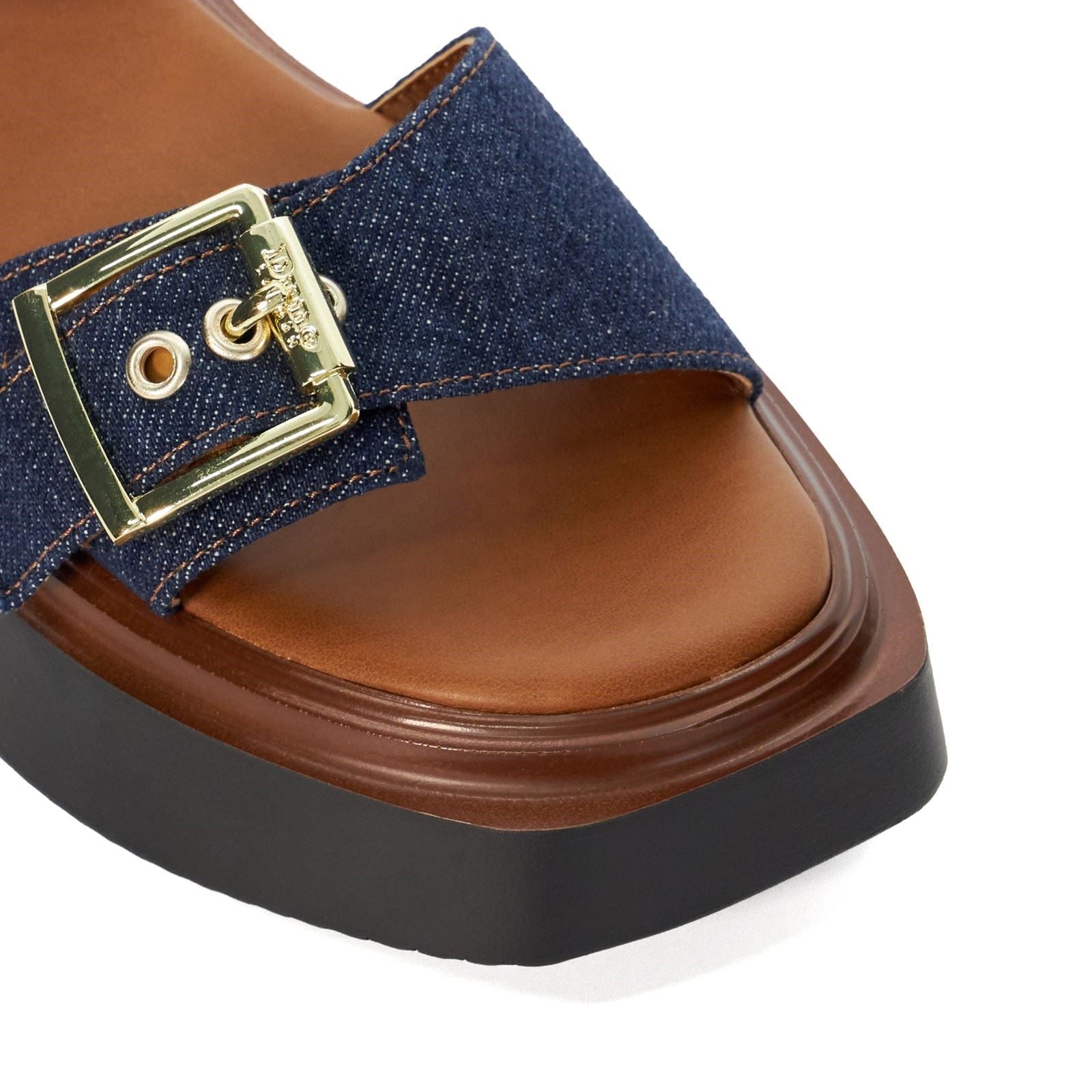 Dune Loells Denim Women's Navy Sandals