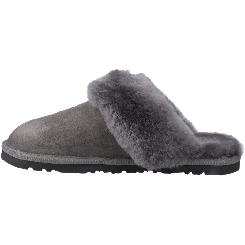 Hush Puppies Samantha Suede Women's Grey Slippers