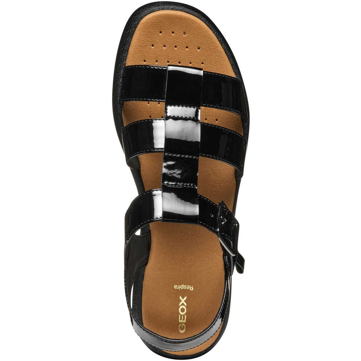 Geox D CAMALEI Synthetic Women's Black Sandals