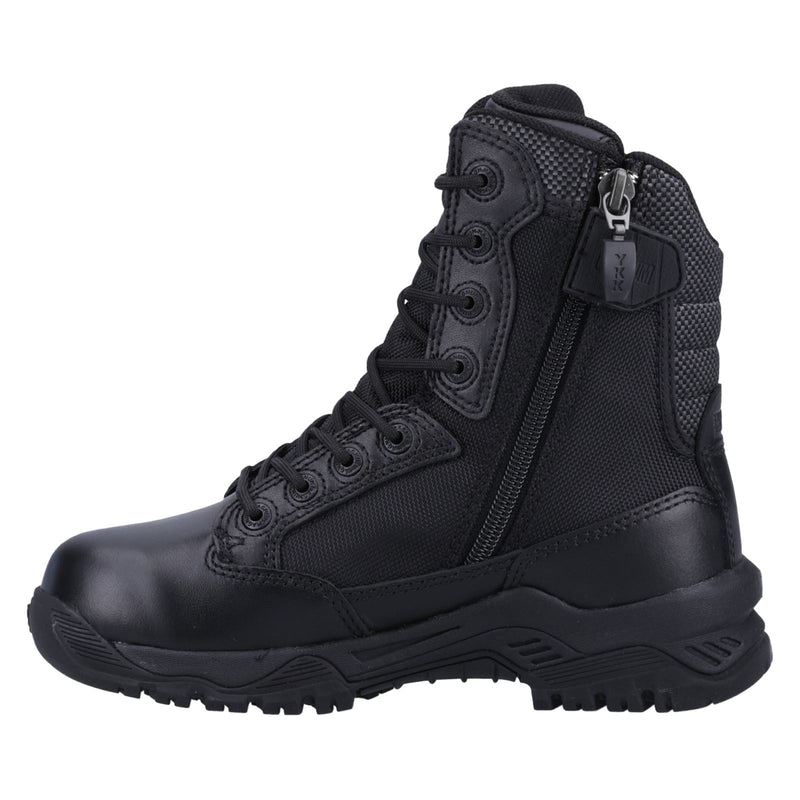 Magnum Strike Force 8.0 WP Side-Zip Leather Black Safety Boots