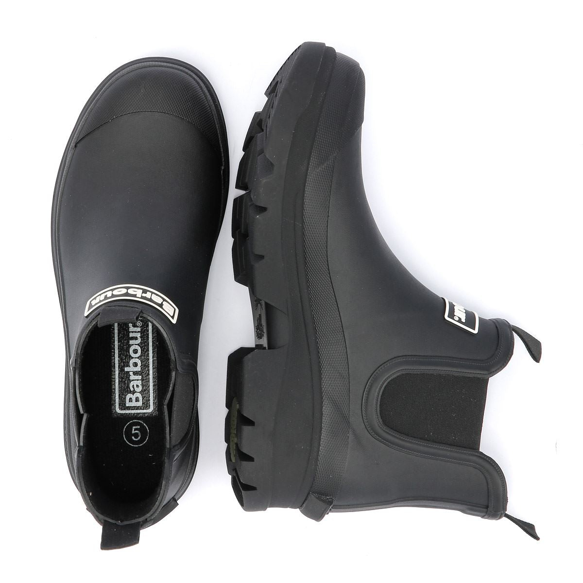 Barbour Nimbus Women's Black Ankle Wellington Boots