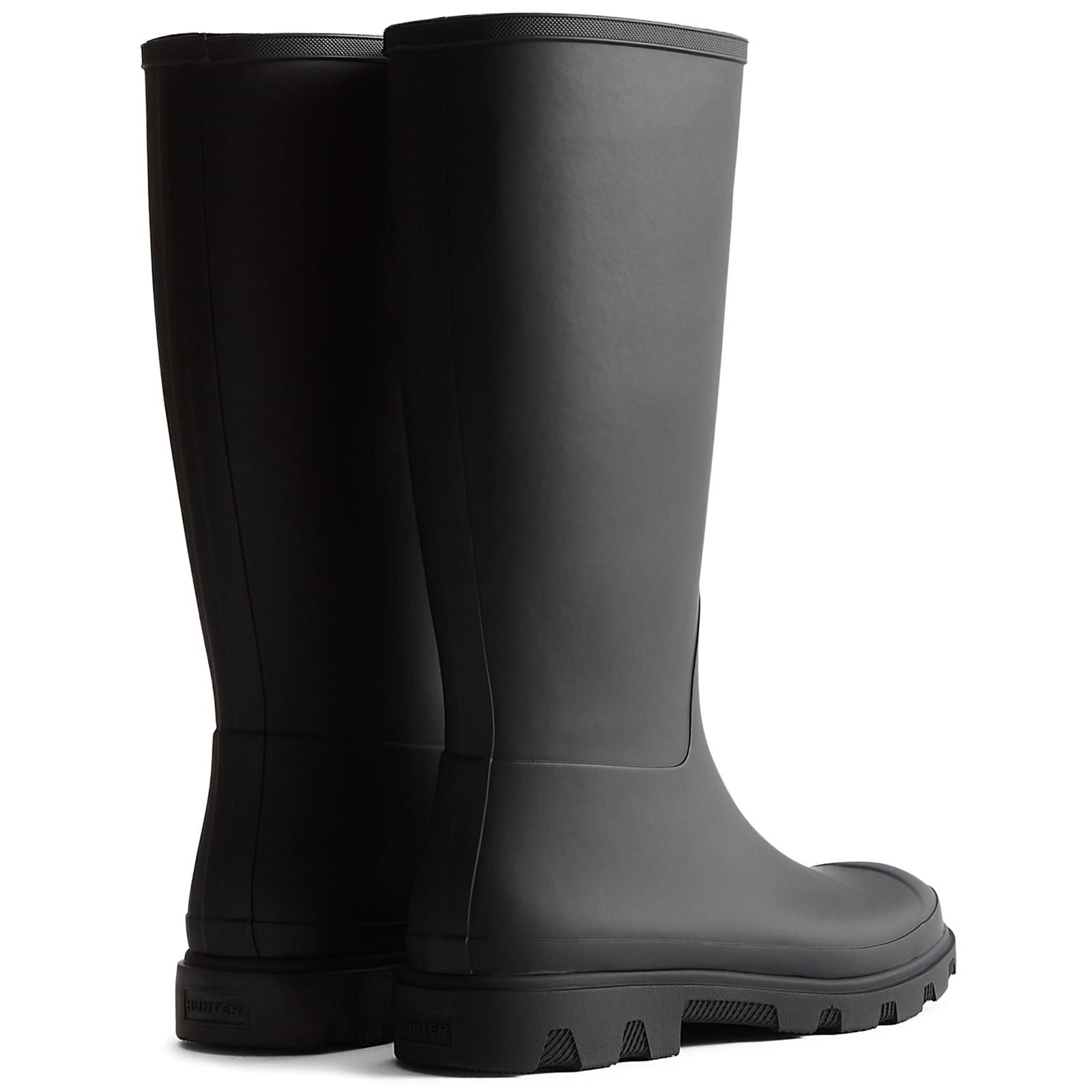 Hunter Downpour Tall Boot Rubber Women's Black Wellington Boots
