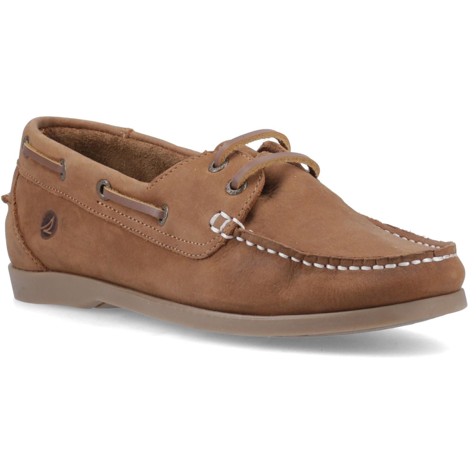 Sperry Balboa 2 Eye Boat Nubuck Women's Tan Boat Shoes