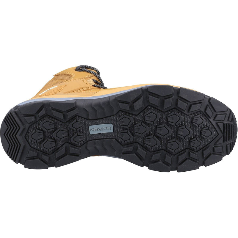 Hard Yakka Atomic Leather Wheat Safety Boots
