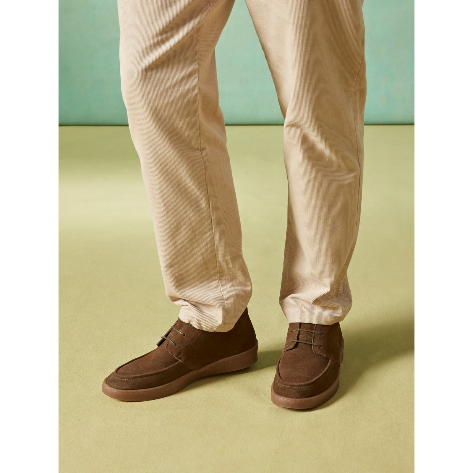 Hush Puppies Rafael Suede Men's Tan Lace-Up Shoes