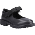 Hush Puppies Astrid Bow Leather Junior Black Shoes