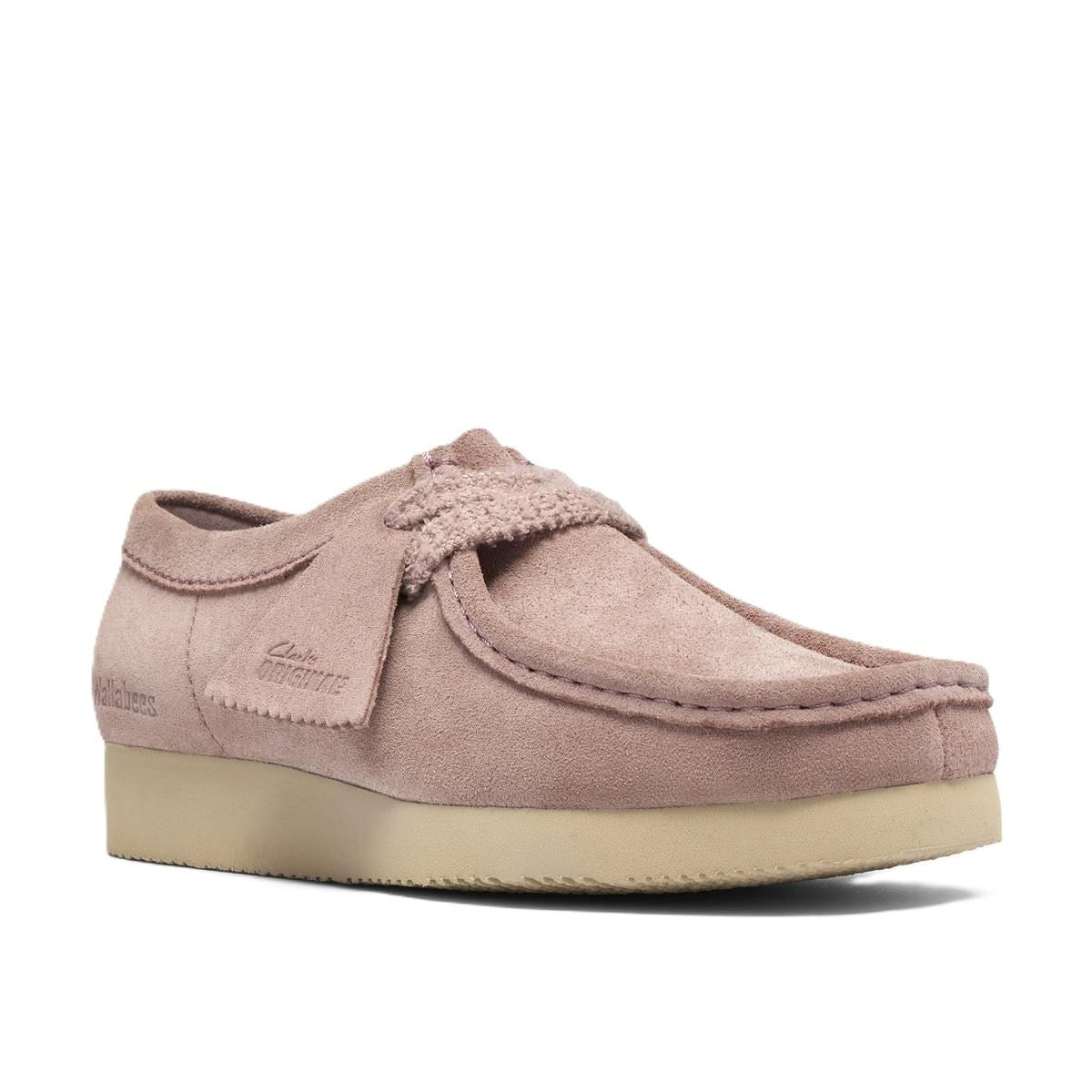 Clarks Originals Wallabee Lite Suede Women's Dusty Pink Shoes