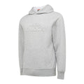 Hard Yakka Embossed Pullover Cotton Men's Grey Hooded Sweatshirt
