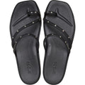 Crocs Miami Studded Toe Loop Thermoplastic Women's Black Sandals