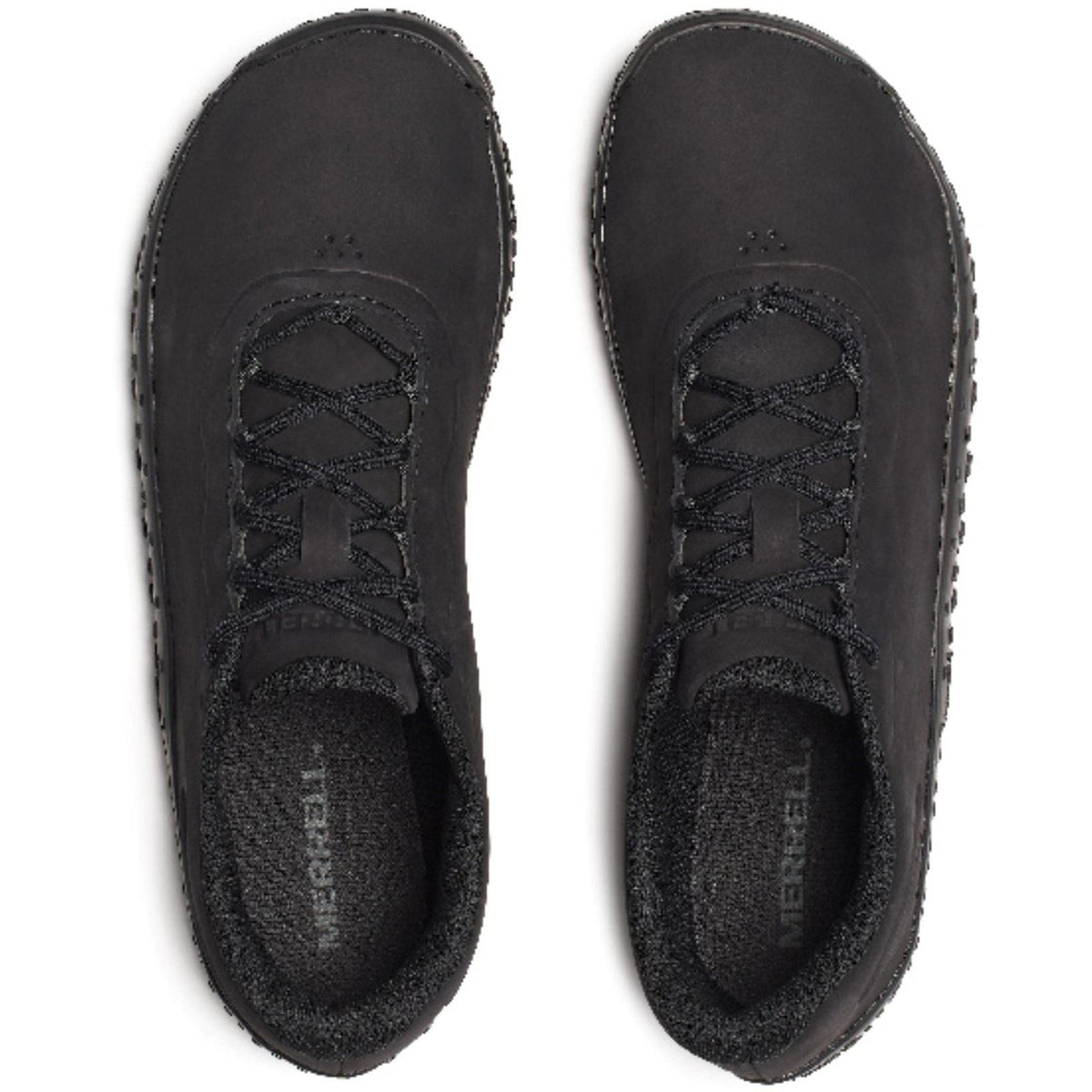 Merrell Vapor Glove 7 Leather Men's Black Trail Running Shoes