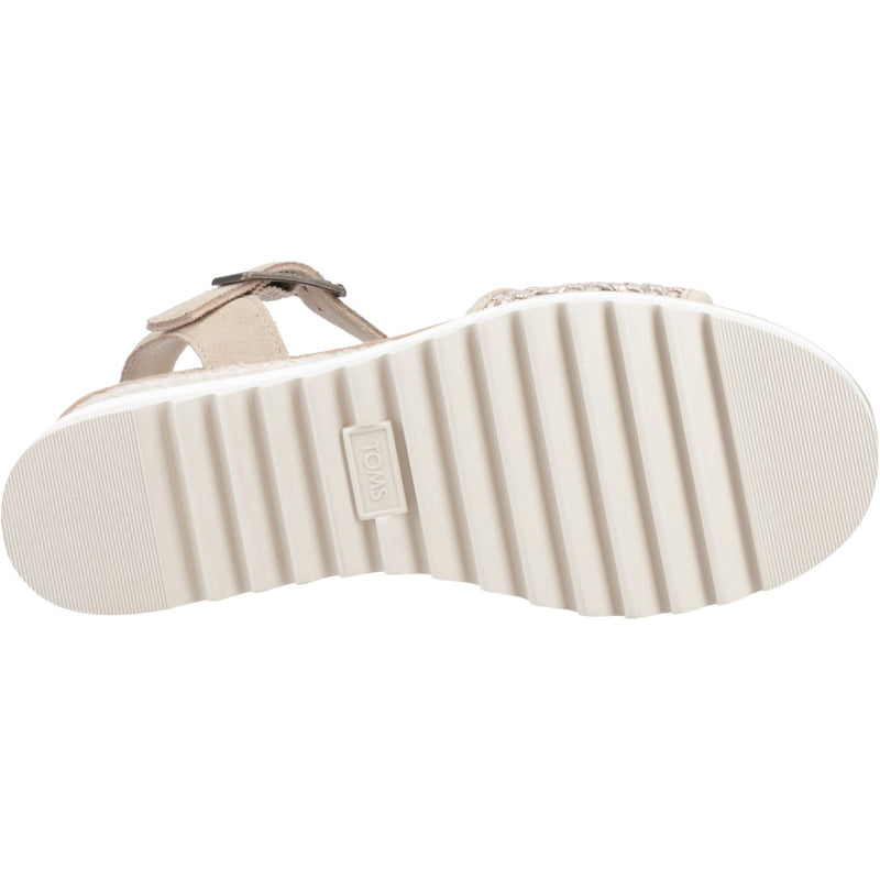 TOMS Diana Leather Women's Champagne Sandals