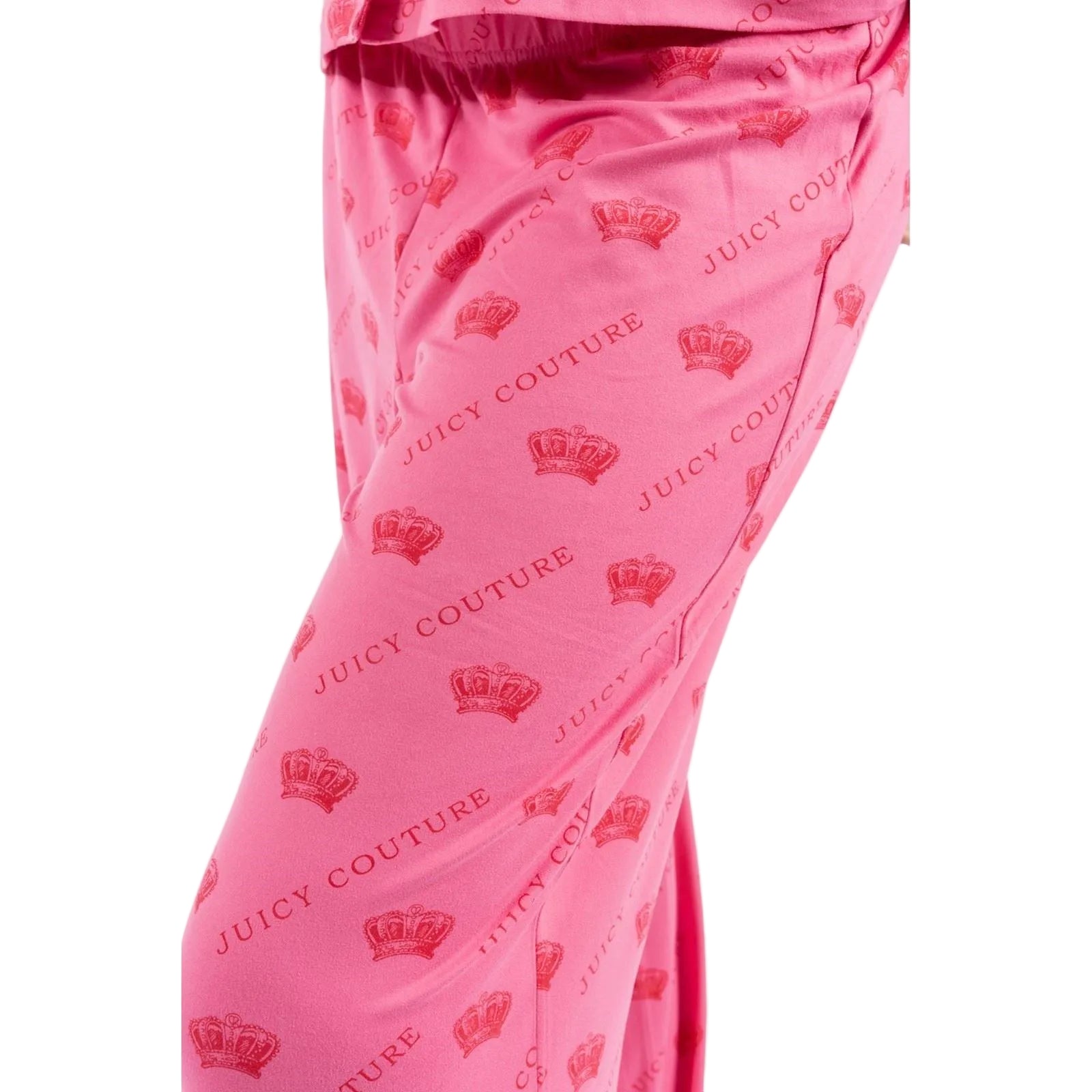 Juicy Couture Estelle & Nolan Polyester Women's Pink Loungewear Set