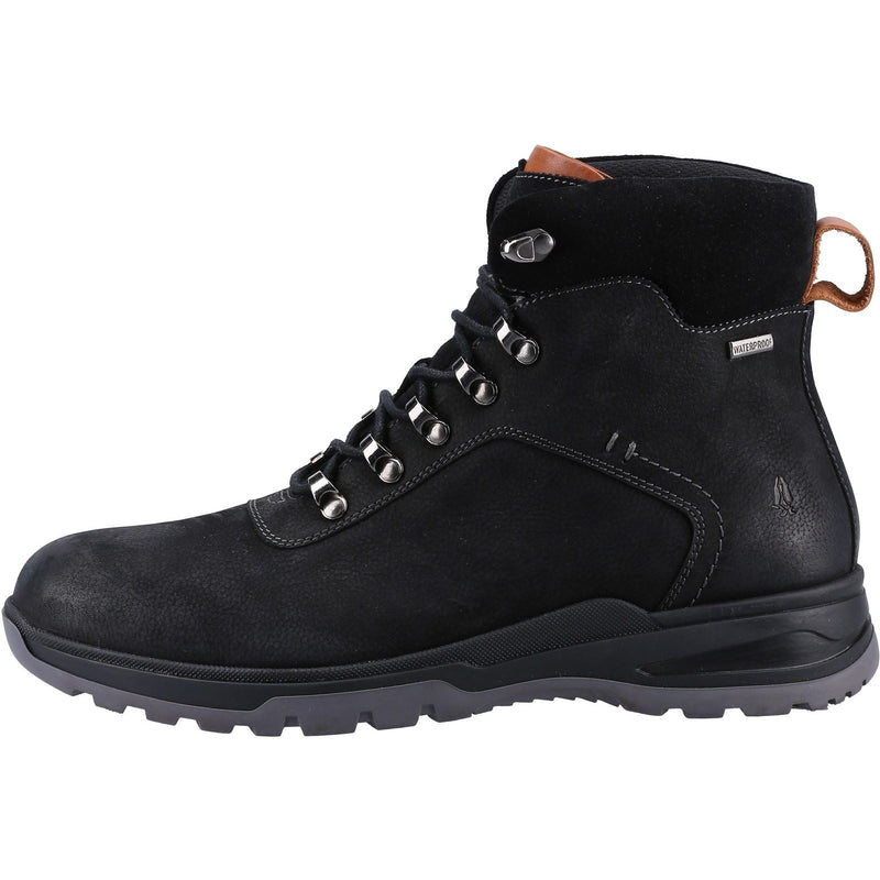 Hush Puppies Paul Leather Men's Black Nubuck Boots