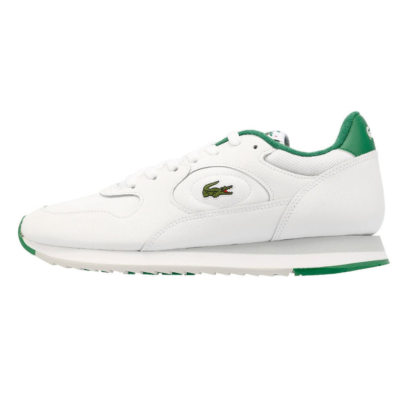 Lacoste Linetrack Leather Men's White/Green Trainers