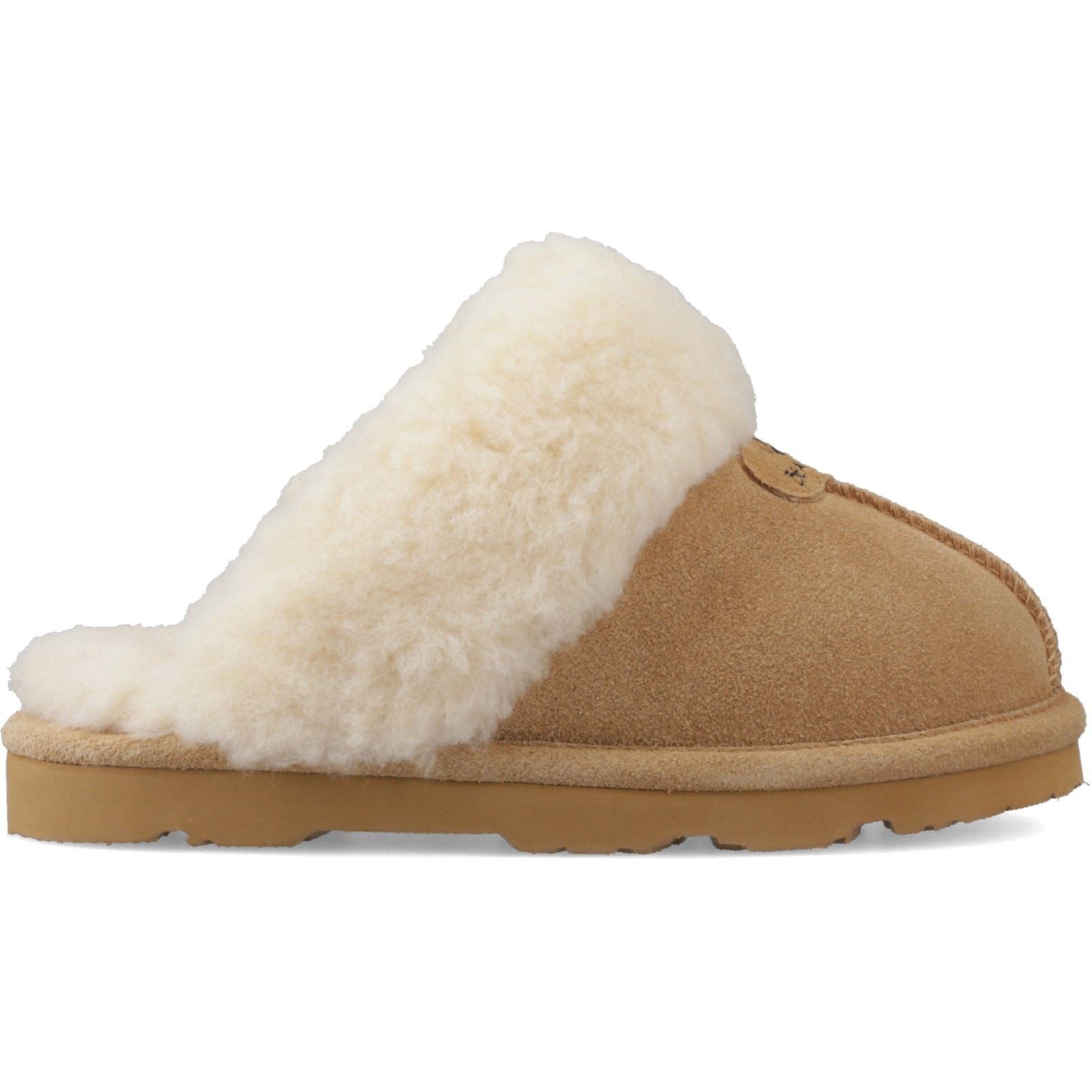 Bearpaw Loki Childrens Suede Girl's Coffee Slippers