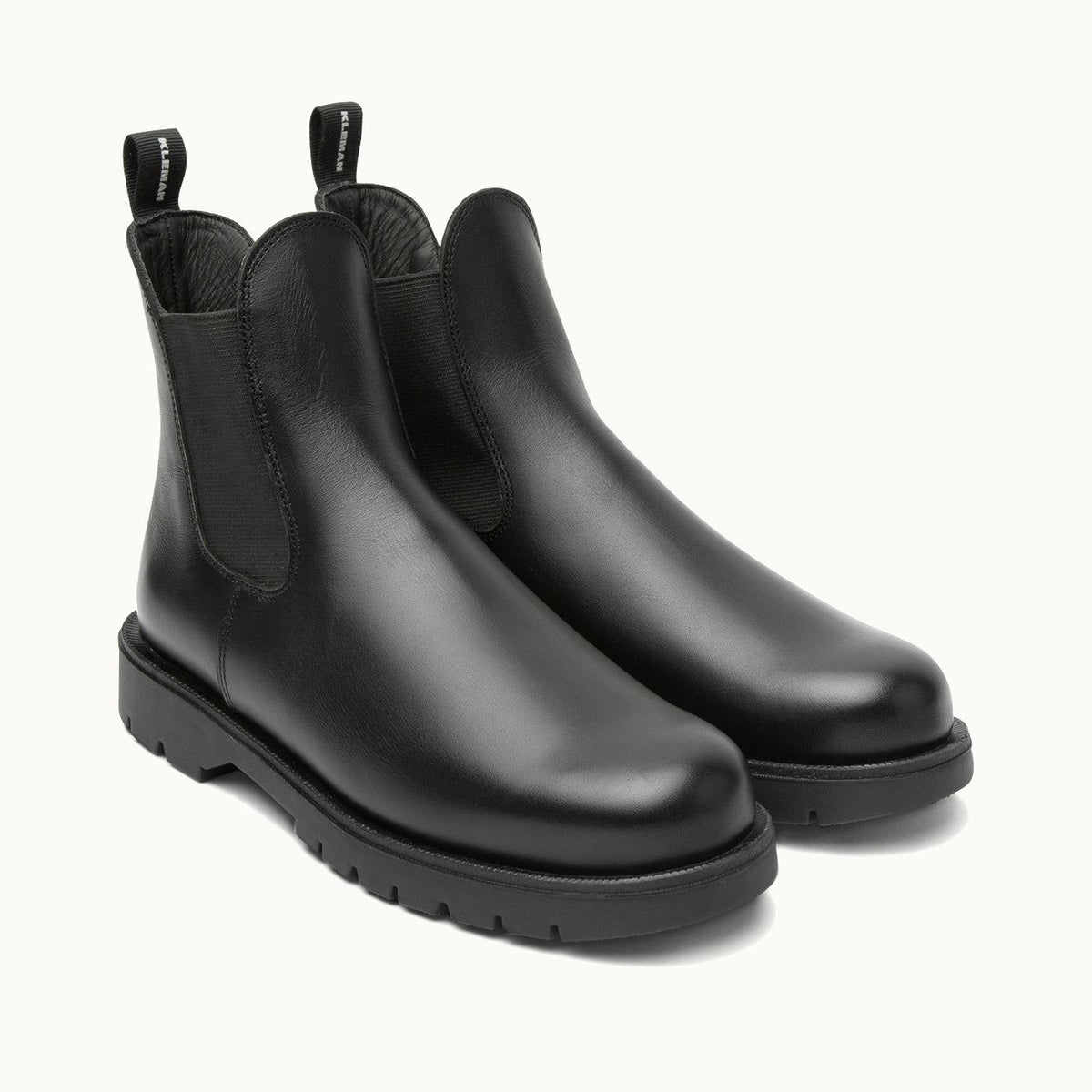 Kleman Tonnant Leather Men's Black Chelsea Boots