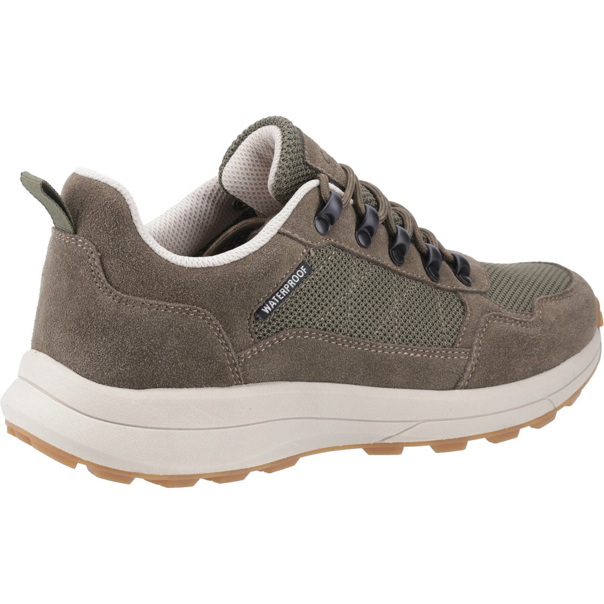 Cotswold Elmfield Suede Mesh Men's Khaki Trainers