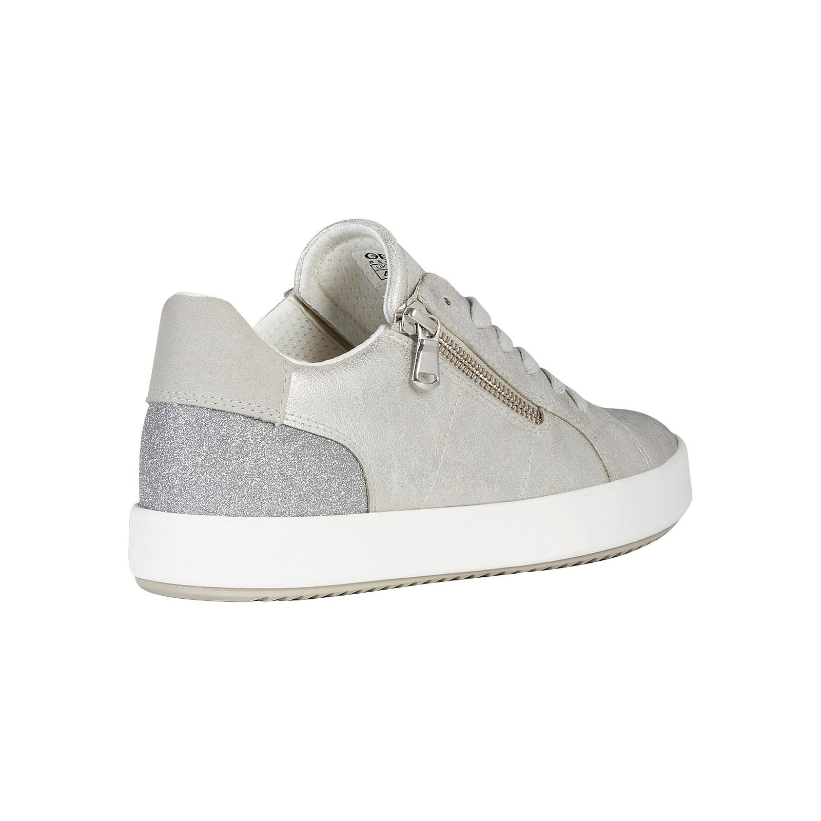 Geox D Blomiee A Synthetic Women's Silver Trainers