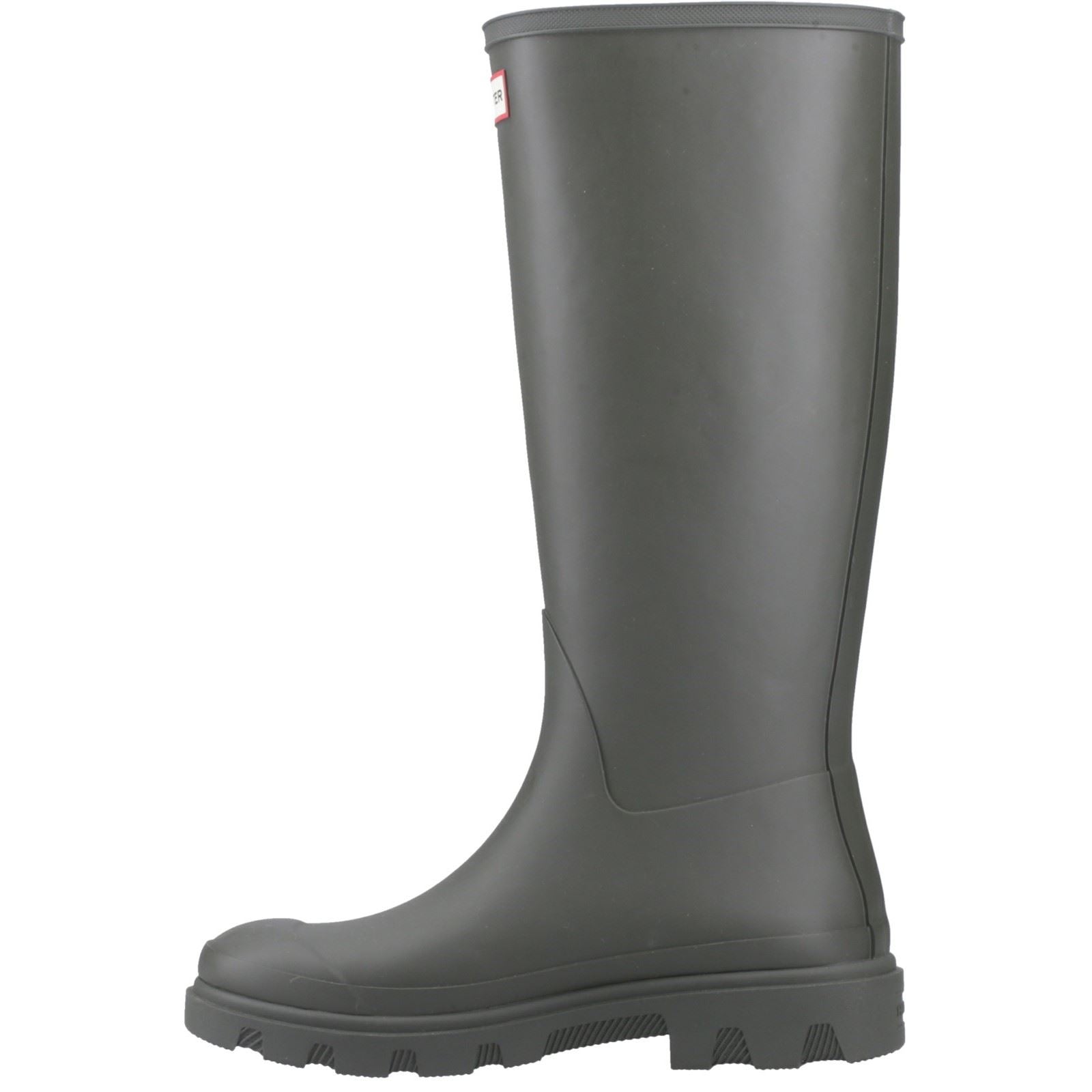 Hunter Downpour Tall Boot Rubber Men's Dark Olive Wellington Boots