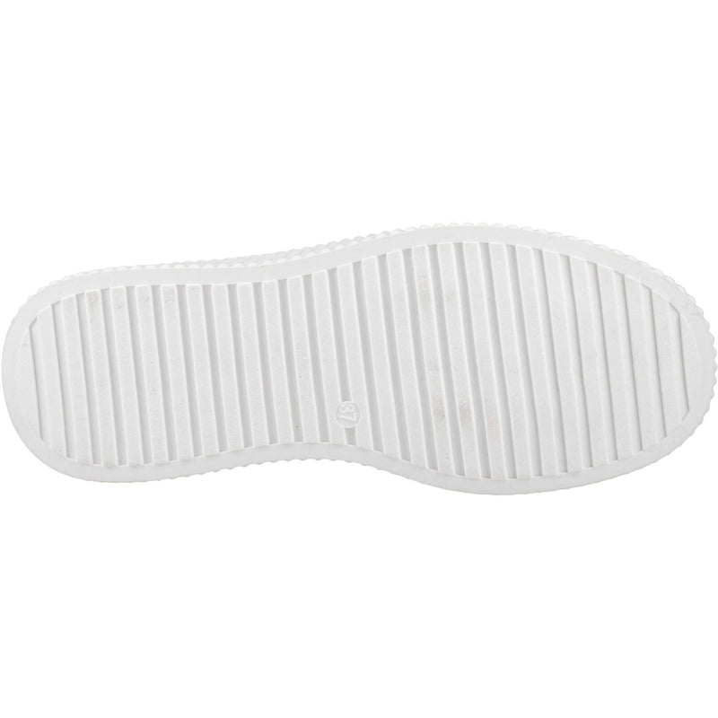 Hush Puppies Harlow Leather Women's Silver Trainers