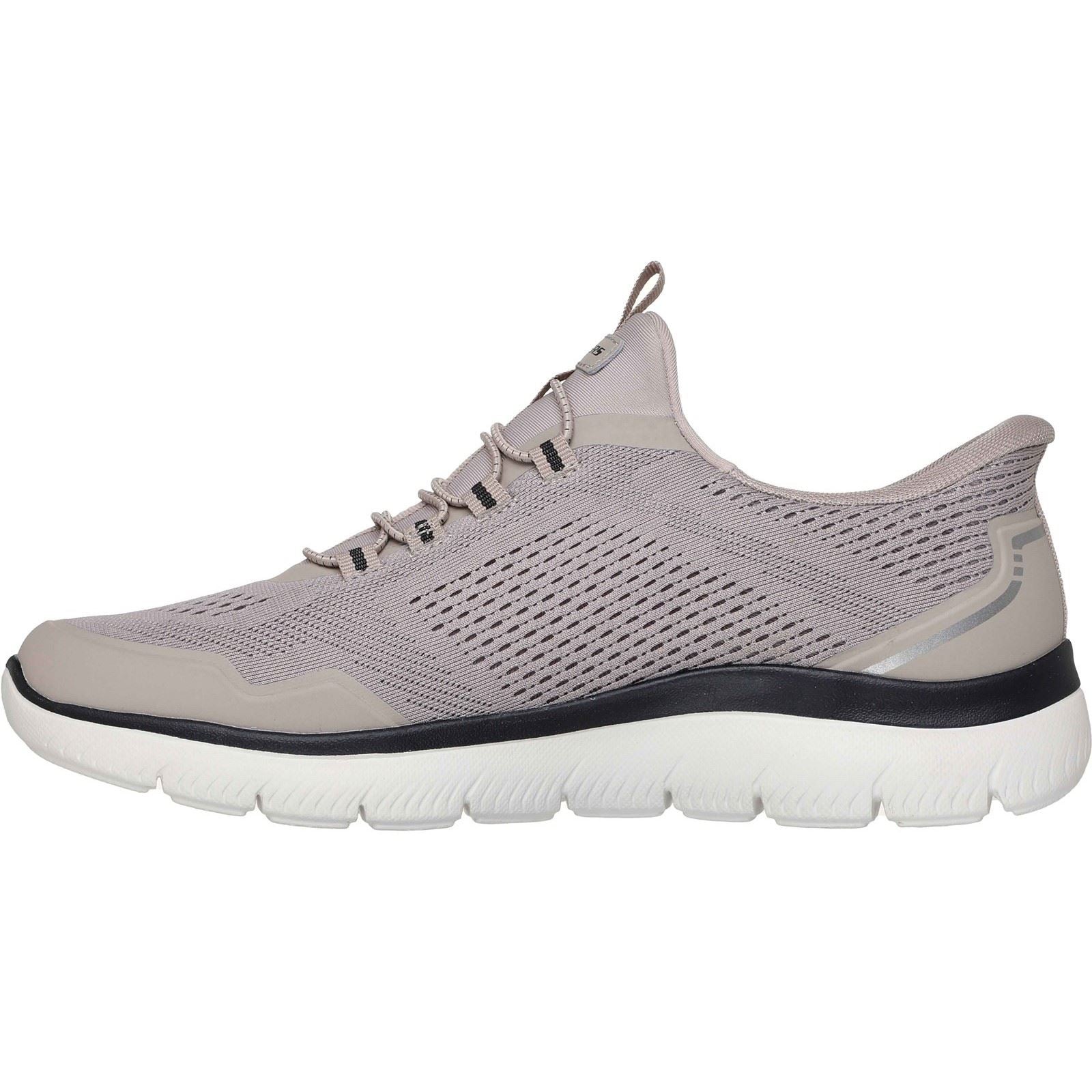 Skechers Summits Top Rate Textile Men's Taupe/Black Standard Trainers