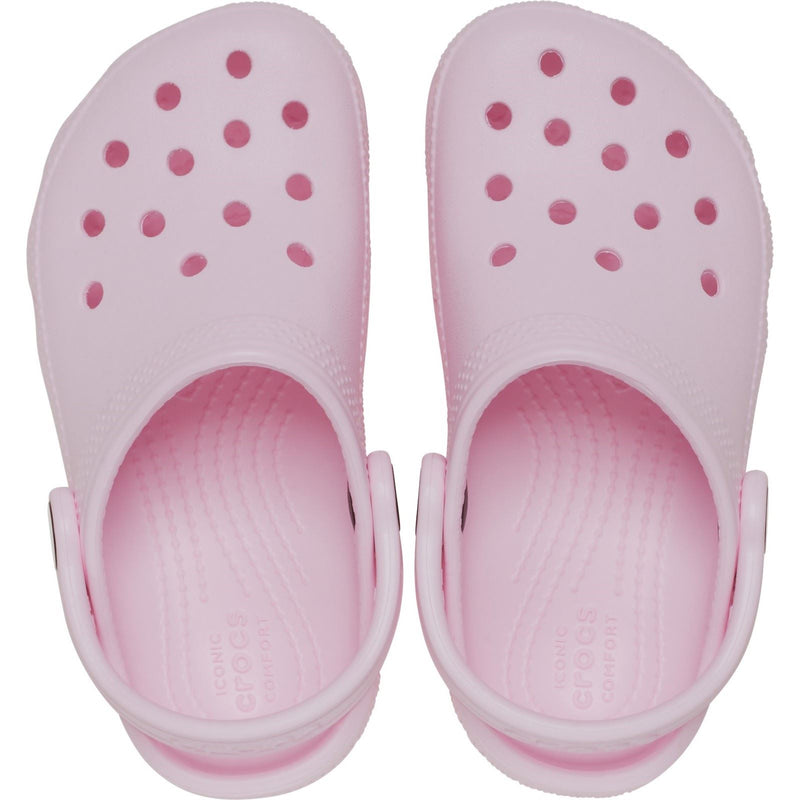 Crocs Toddler Classic Croslite Rubber Pink Milk Clogs