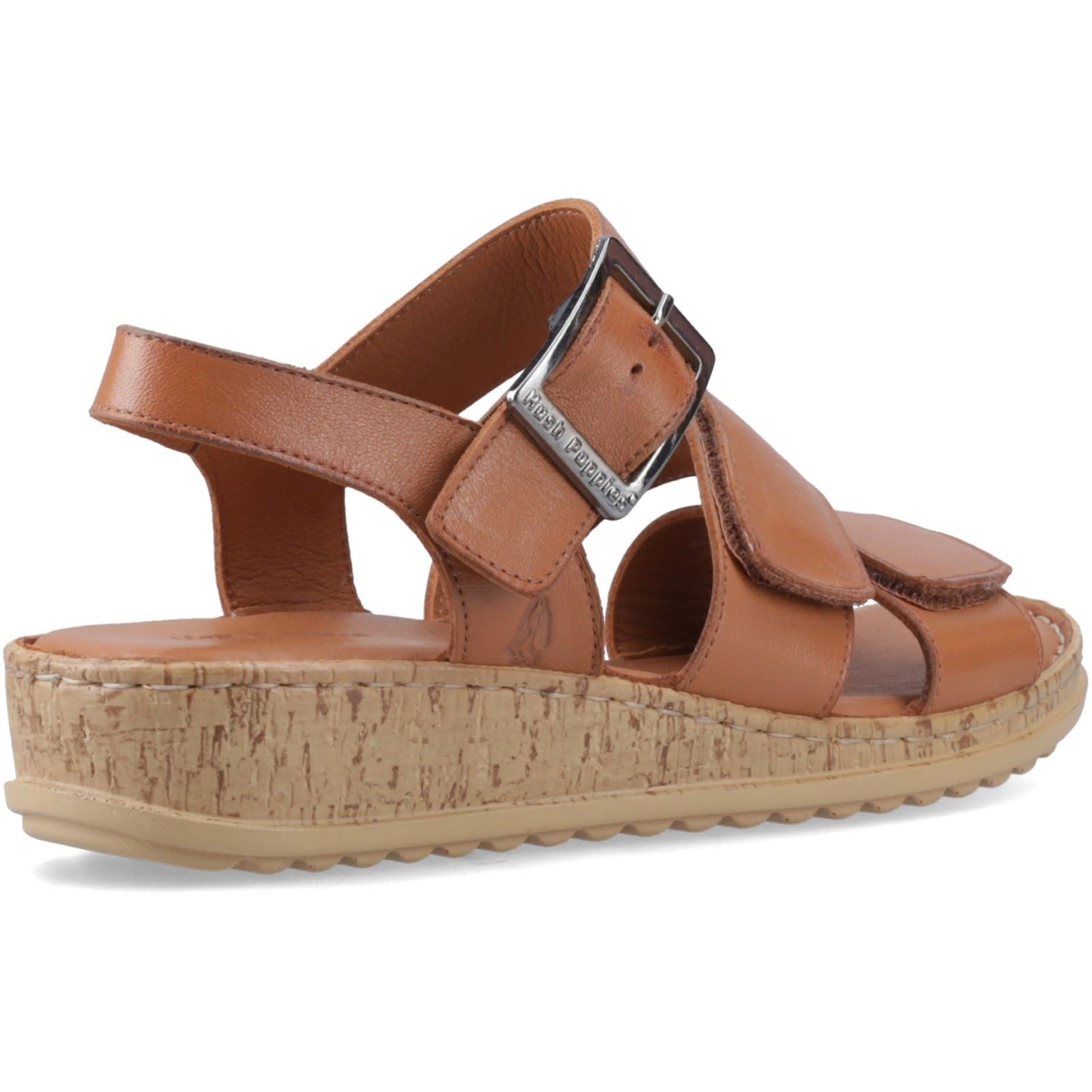 Hush Puppies Eliana Sandal Leather Women's Tan Sandals