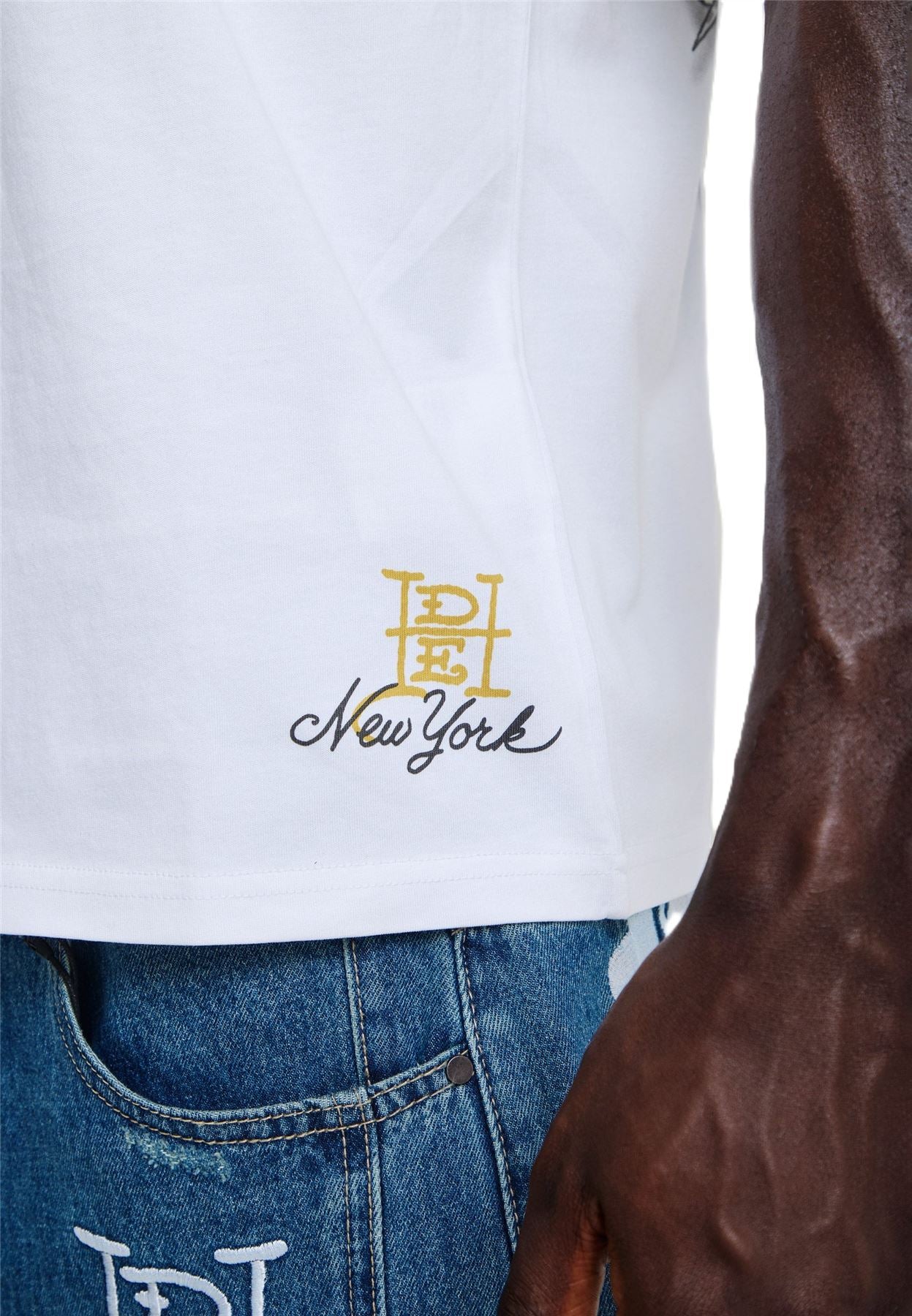Ed Hardy Stay True Graphic Regular Men's White T-Shirts