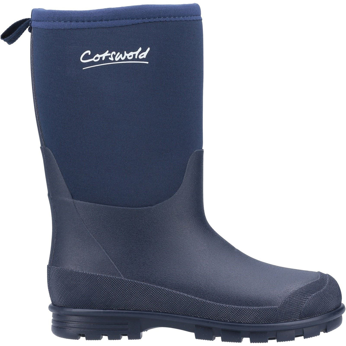 Cotswold Kids Hilly Synthetic Navy Wellington Boots