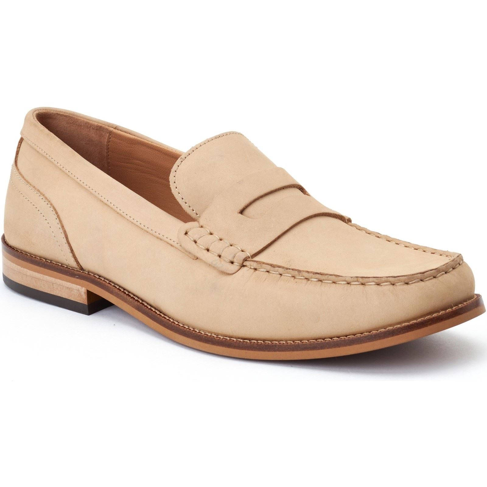 Base London Garfield Leather Men's Sand Standard Loafers