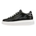 Karl Lagerfeld Kapri Signia Emboss Lo Lace Leather Women's Black Trainers