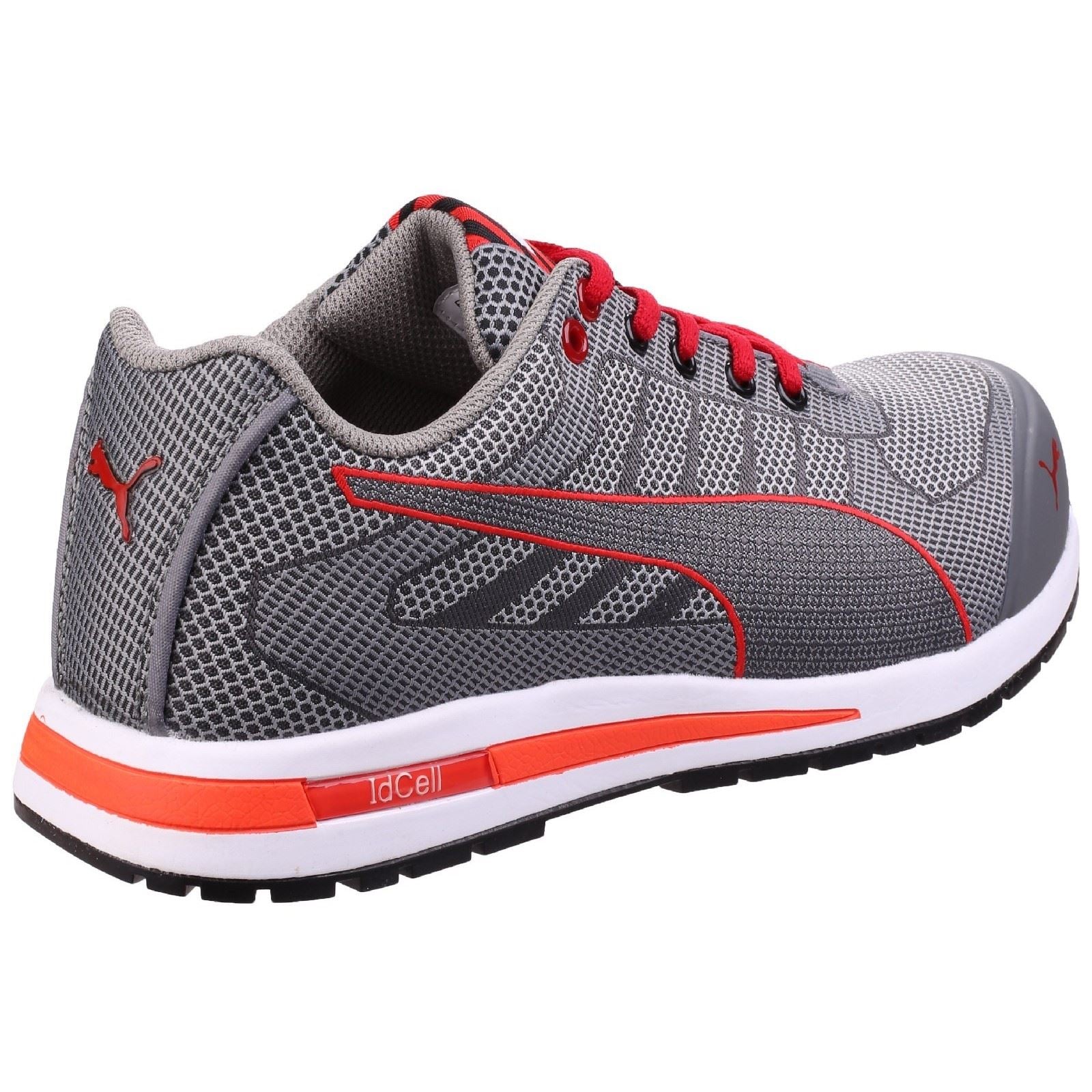 Puma Safety Xelerate Knit Low Textile Grey Safety Trainers
