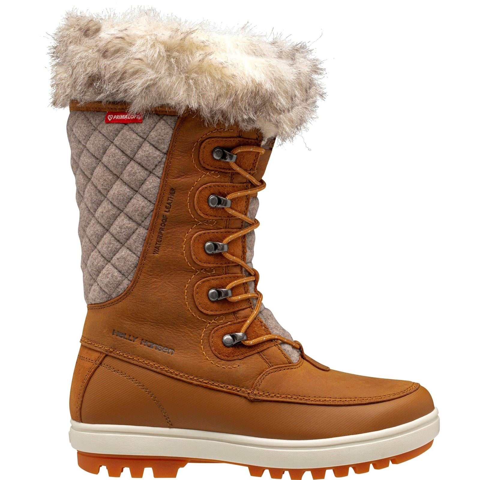 Helly Hansen Sport Garibaldi Leather Women's New Wheat/Dark Khaki Winter Mid Calf Boots