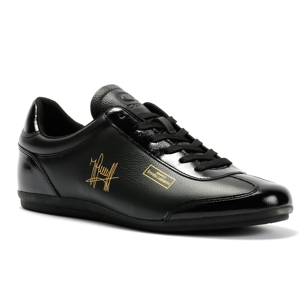 Cruyff Recoupa Leather Men's Black Mono Trainers