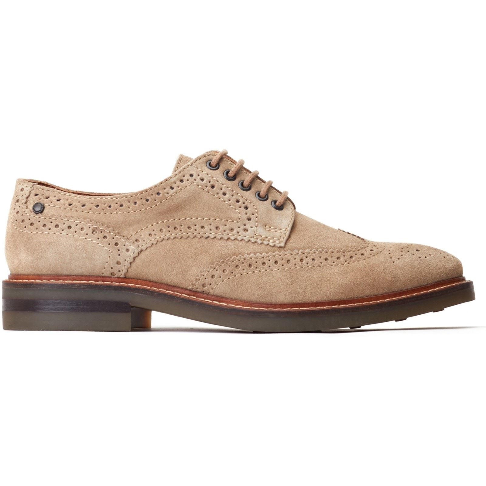 Base London Hatfield Leather Men's Sand Brogues Shoes