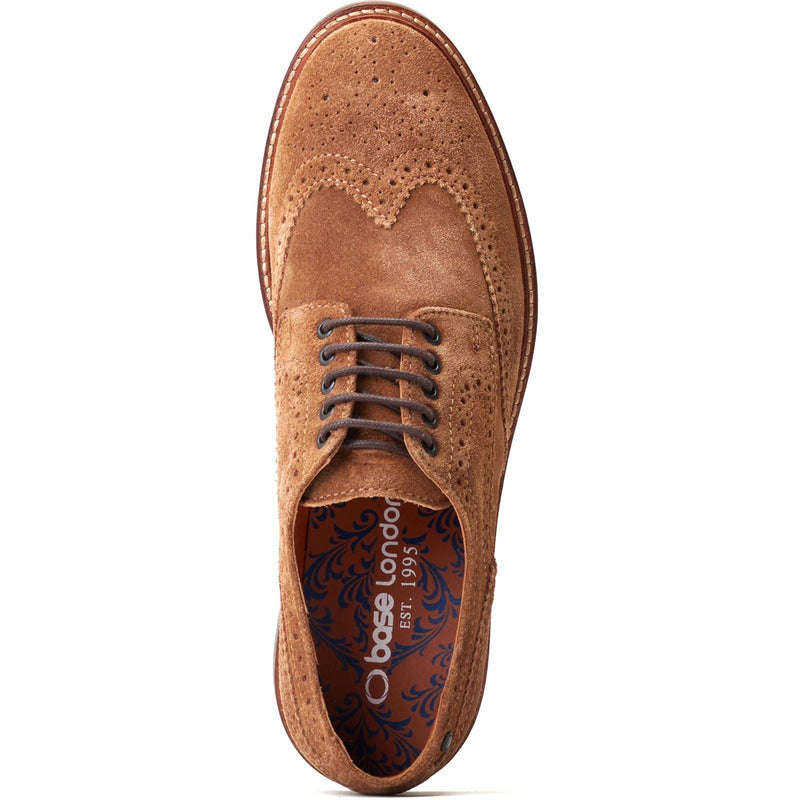 Base London Hatfield Leather Men's Ginger Brogues Shoes