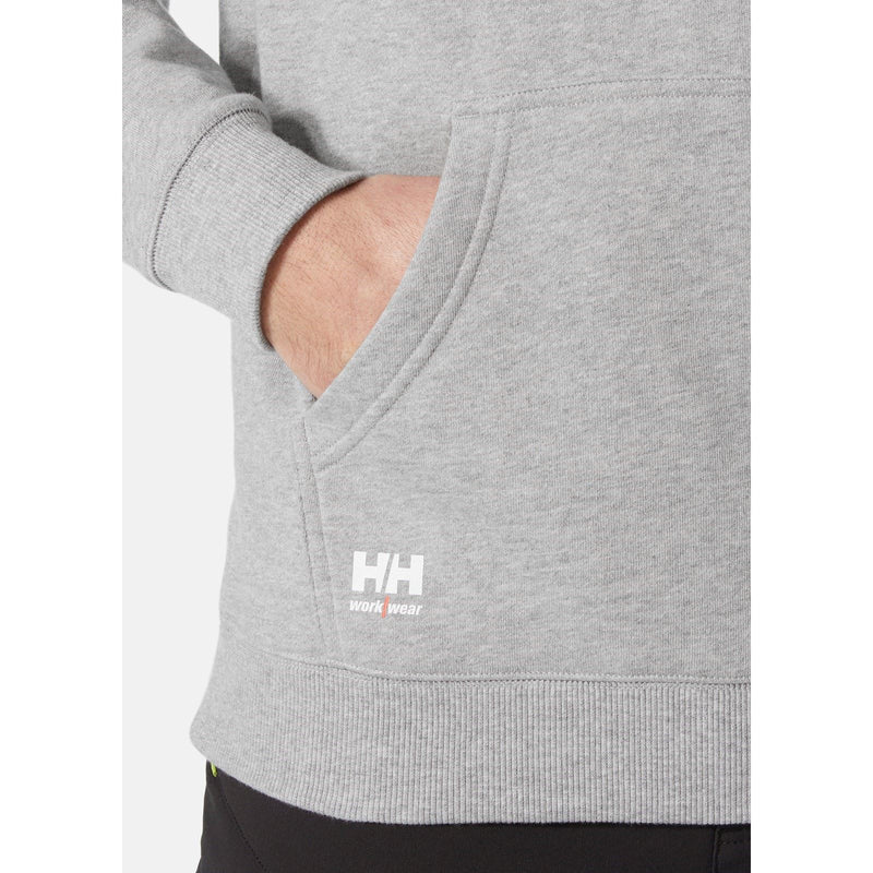 Helly Hansen Workwear Classic Cotton Men's Grey Hooded Sweatshirt
