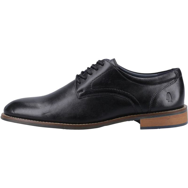 Hush Puppies Damien Lace Up Leather Men's Black Lace-Up Shoes