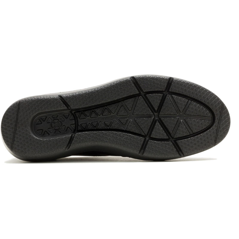 Hush Puppies Joy Leather Women's Black/Black Brogues Shoes