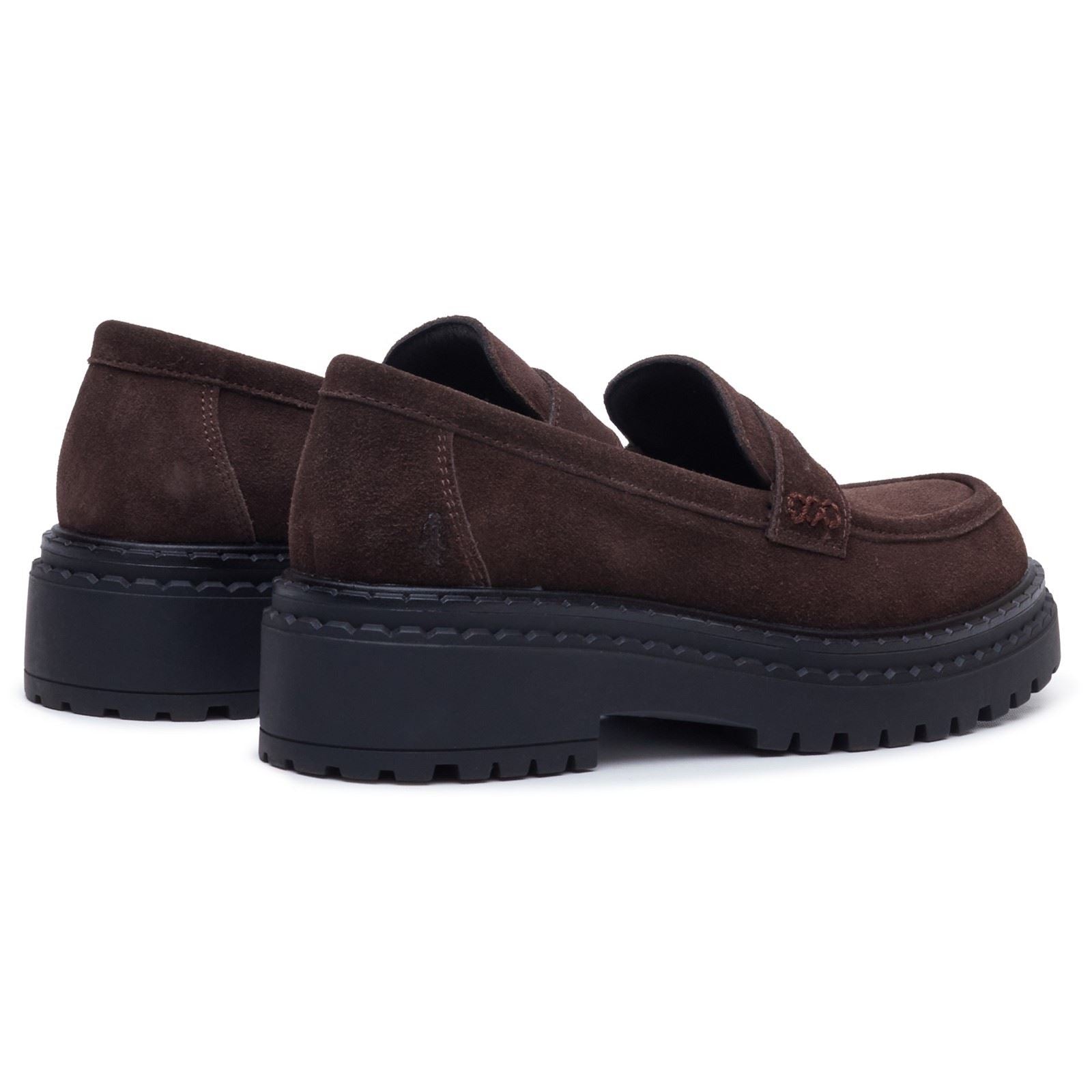 Hush Puppies Odessa Leather Women's Chocolate Loafers