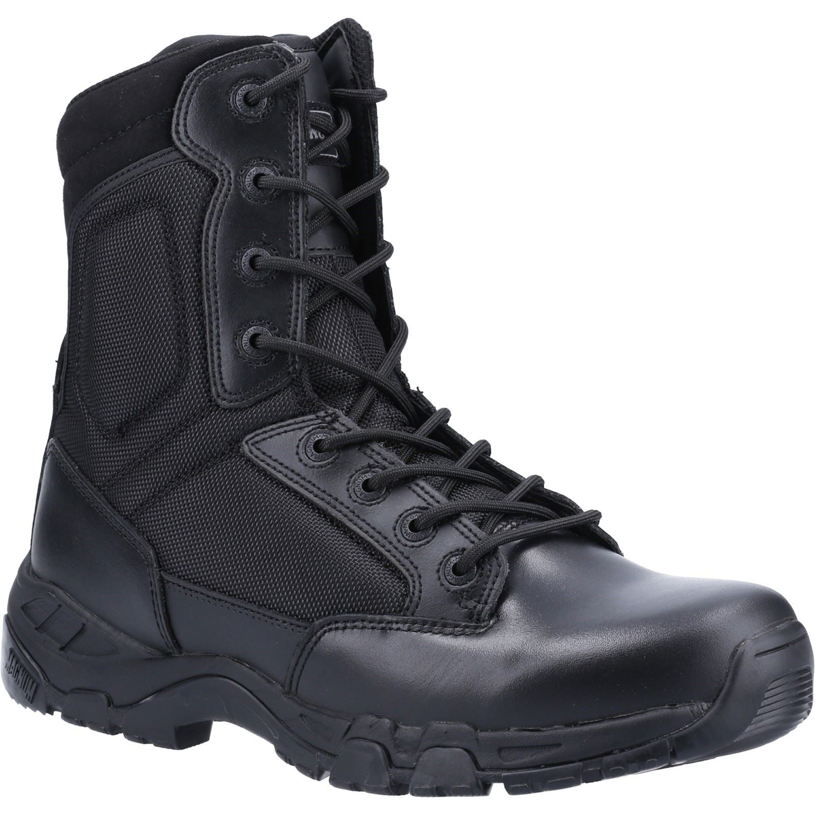 Magnum Viper Pro 8.0 Plus Side-Zip Leather Black Safety Boots